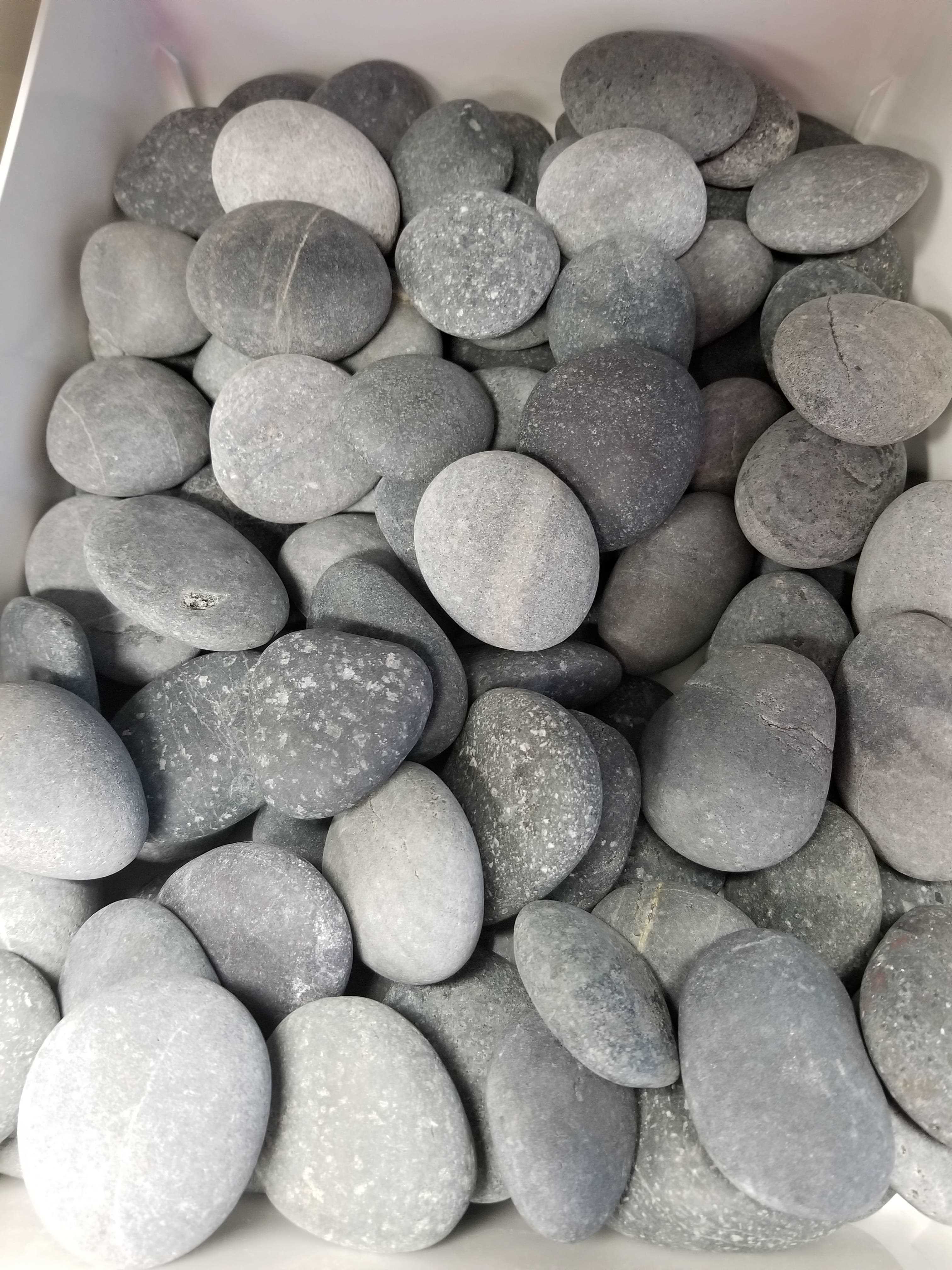 Slate-Black Fire Stones | Stone Decorative