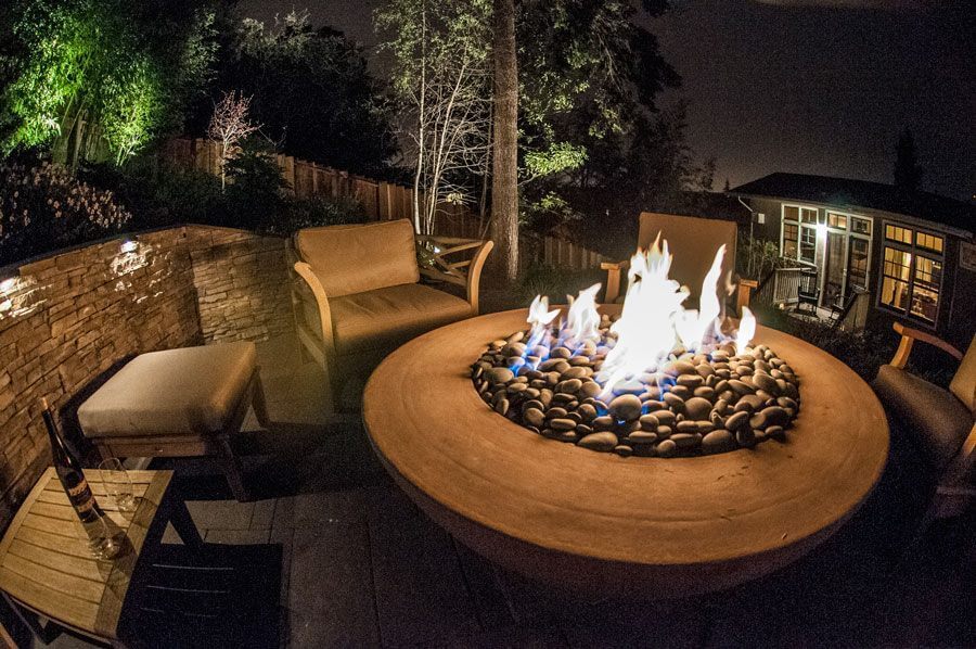 Highly Polished Slate-Black Fire Stone | Stone Decorative