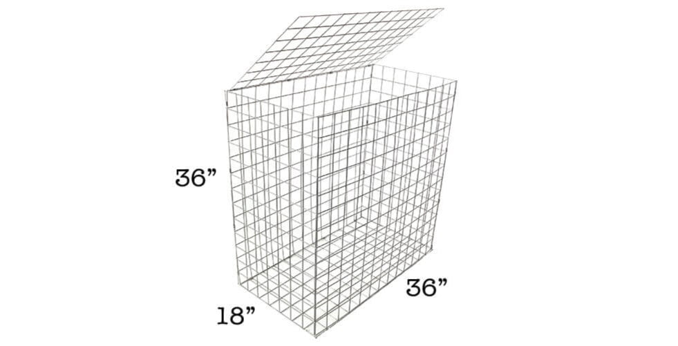 Galfan Industrial Gabion (large) | Stone Decorative