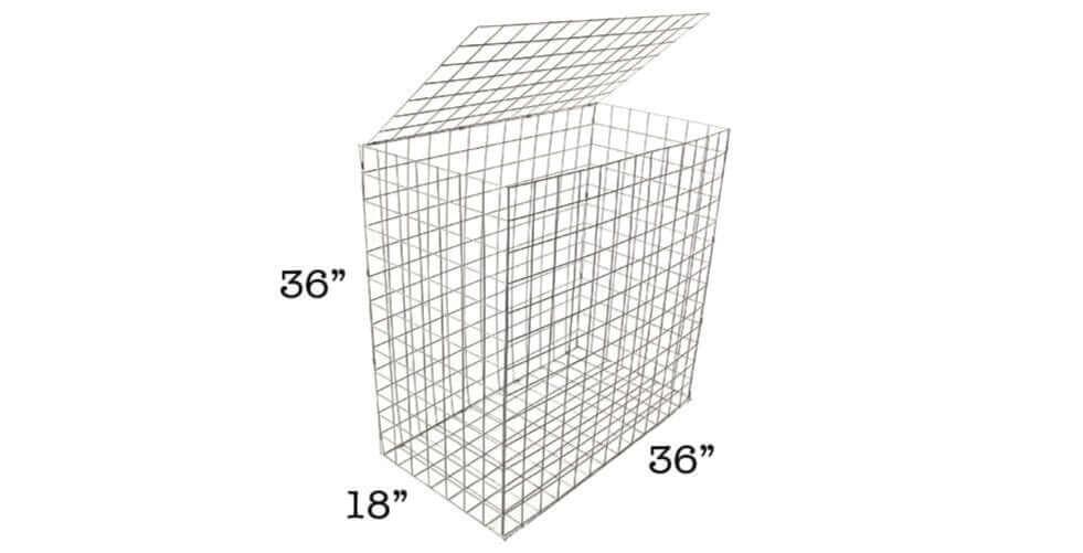 Galfan Industrial Gabion (large) | Stone Decorative