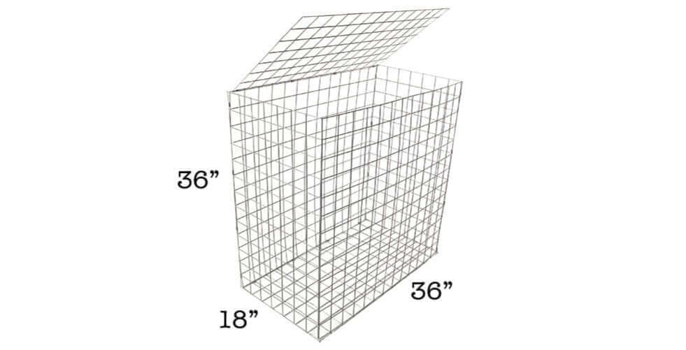 Galfan Landscaping Gabion (large) | Stone Decorative