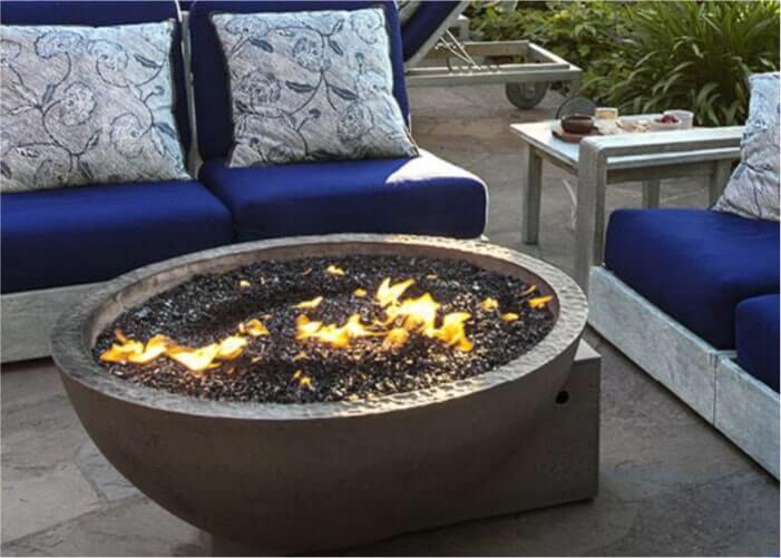 Glass Pebble Black | Stone Decorative