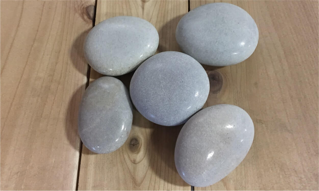 Highly Polished Light Gray Engraving Stones | Stone Decorative