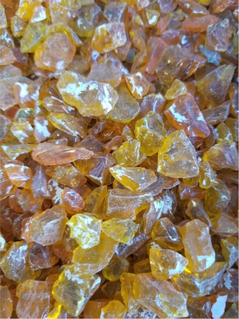 Crushed Glass Orange | Stone Decorative