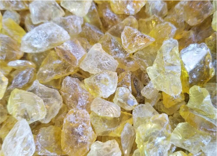 Crushed Glass Yellow | Stone Decorative