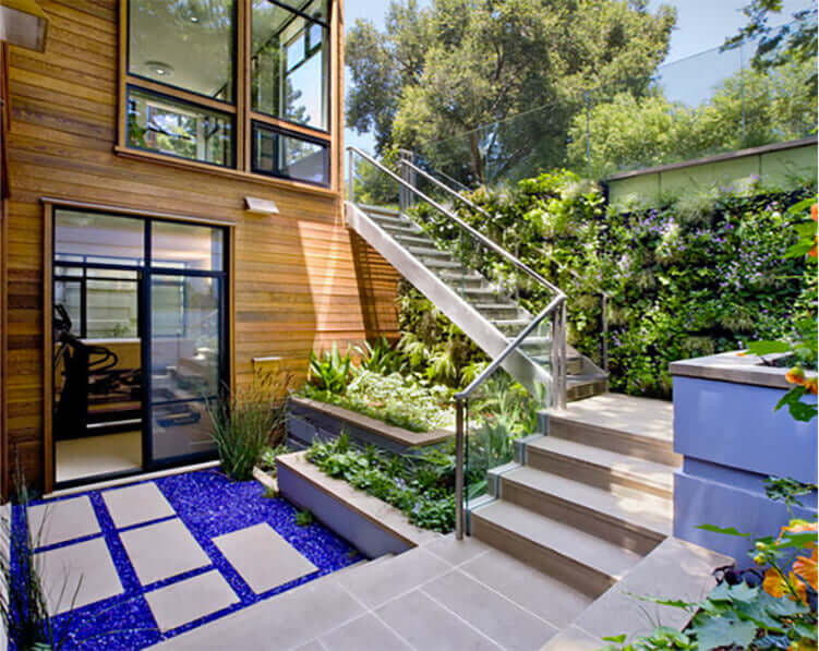 Crushed Glass Blue Diamond | Stone Decorative