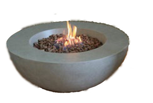 Paris Round propane gas fireplace | Stone Decorative