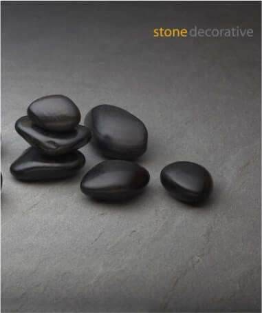 Garden Polished Black | Stone Decorative