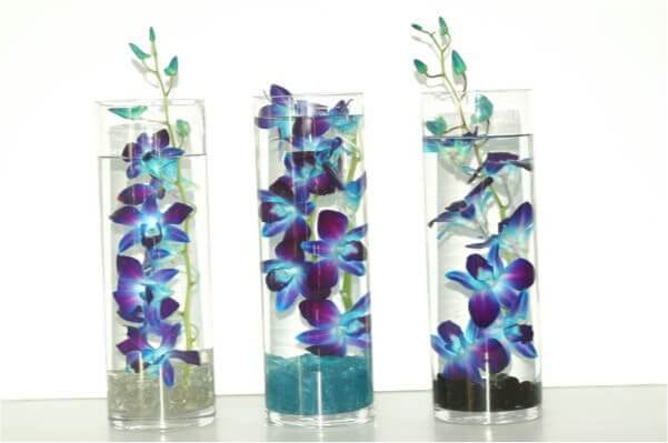 Reflective Crushed Glass Aqua Blue | Stone Decorative