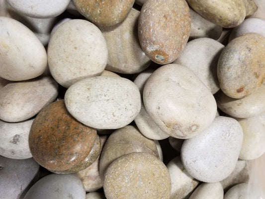 Highly Polished Ivory-Tan Fire Stone | Stone Decorative