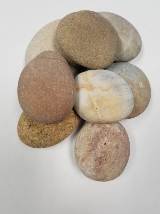 Ivory-Tan Fire Stones | Stone Decorative
