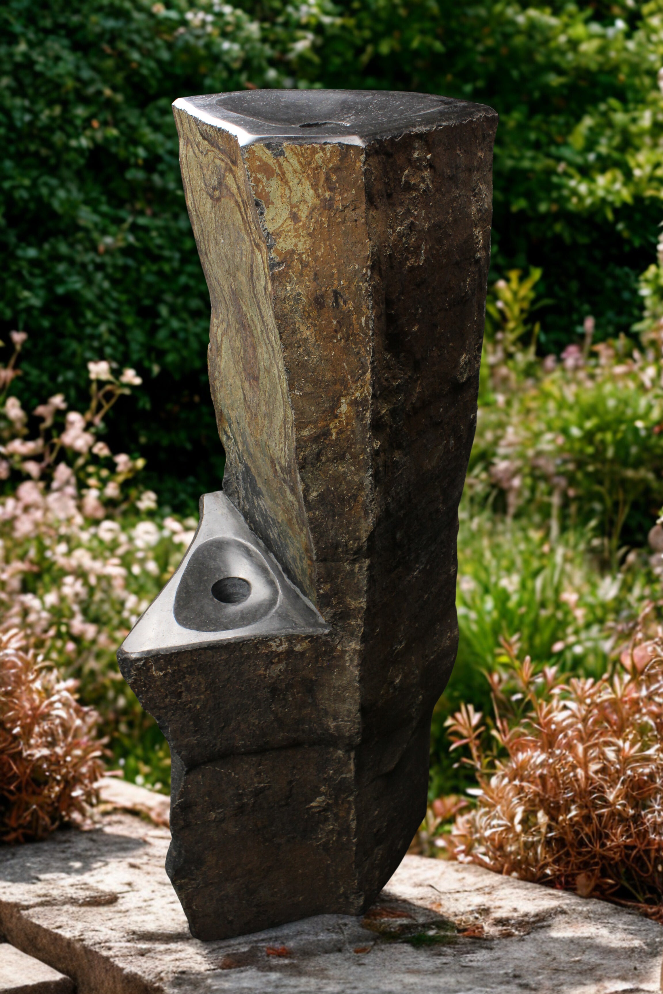 Twin Fountain | Stone Decorative