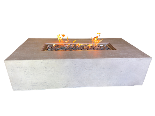 New York Rectangular propane gas fireplace