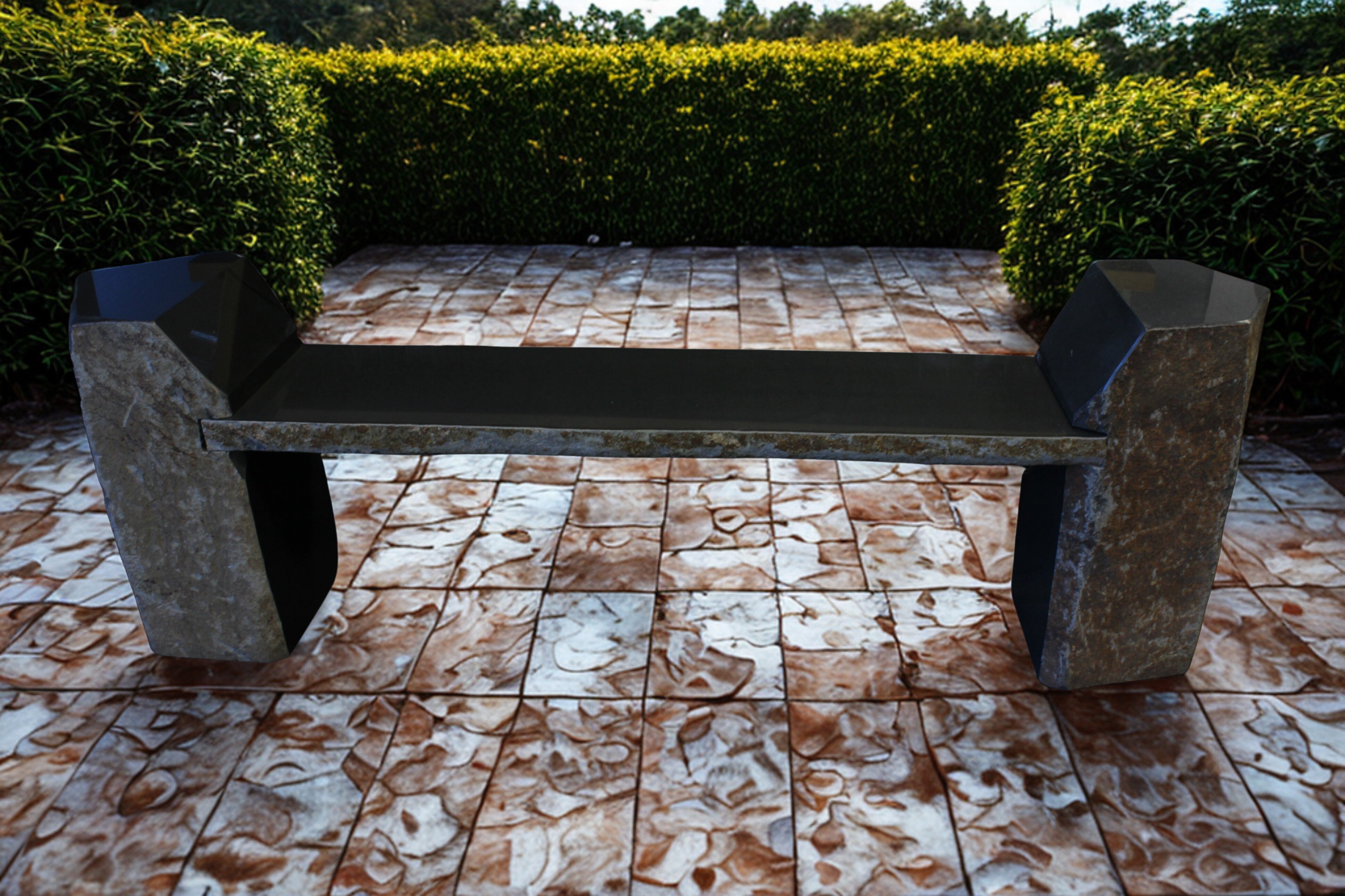 Basalt Bench | Stone Decorative