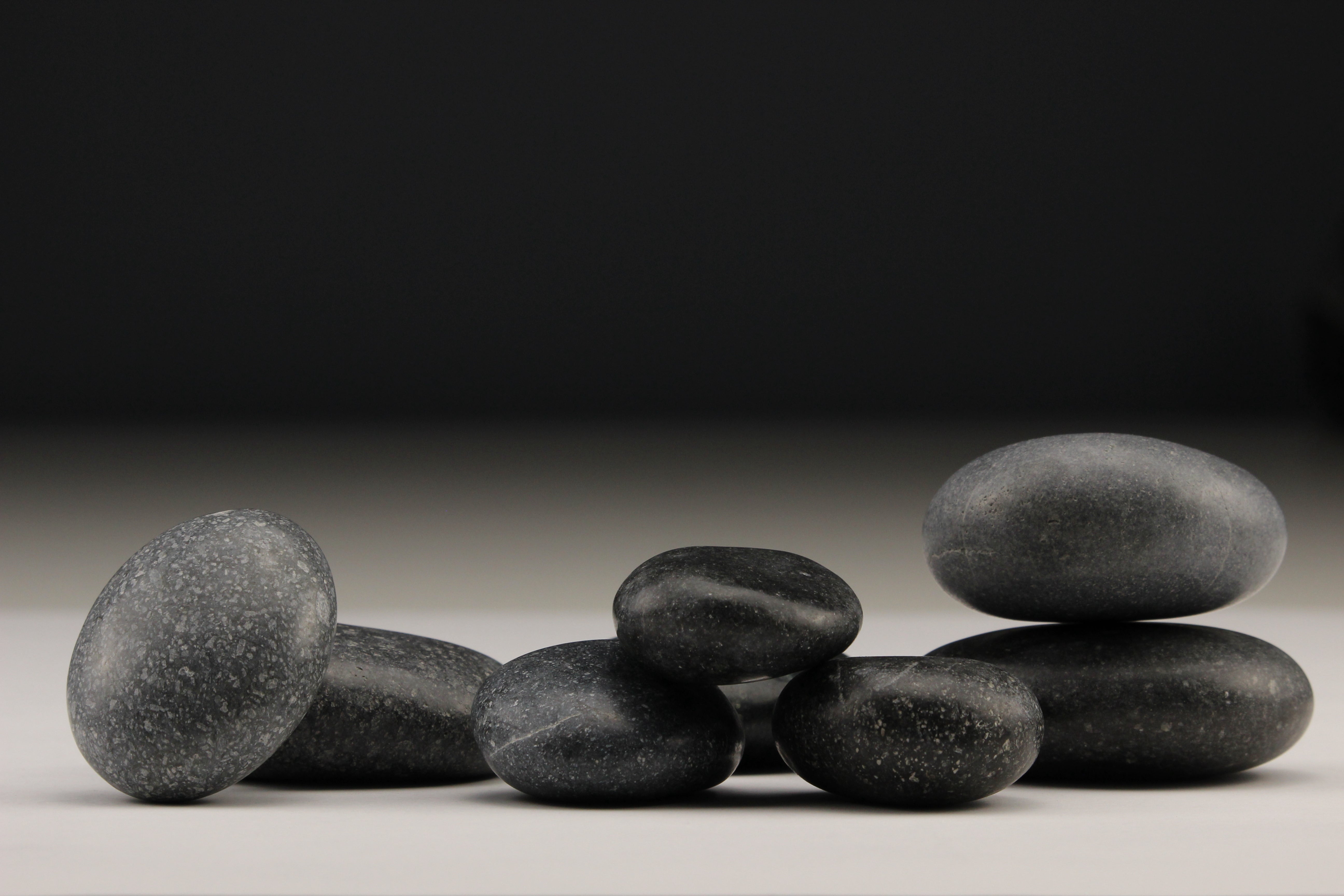 Highly Polished Slate-Black Fire Stone