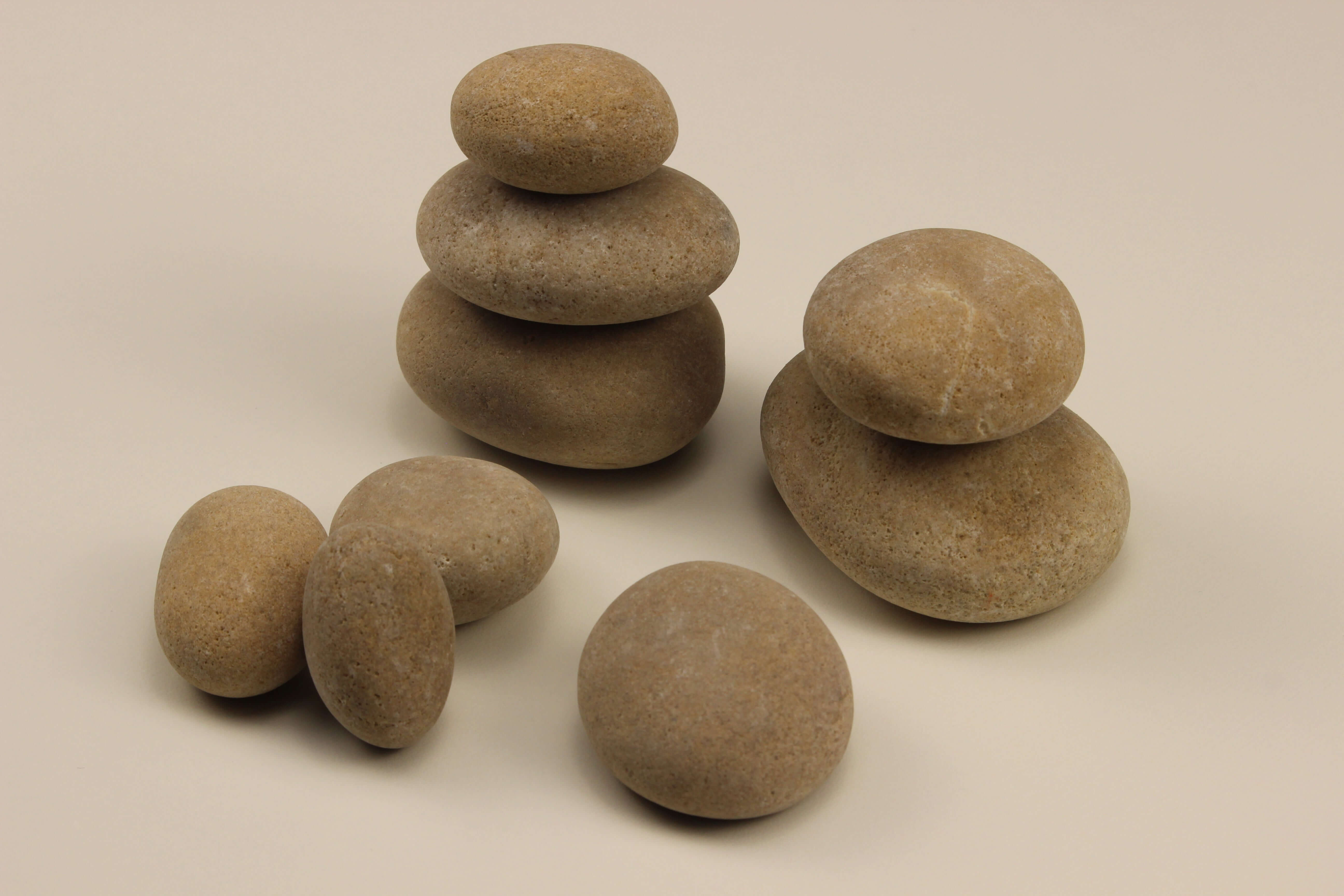 Ivory-Tan Fire Stones
