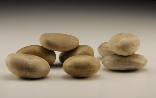 Highly Polished Ivory-Tan Fire Stone