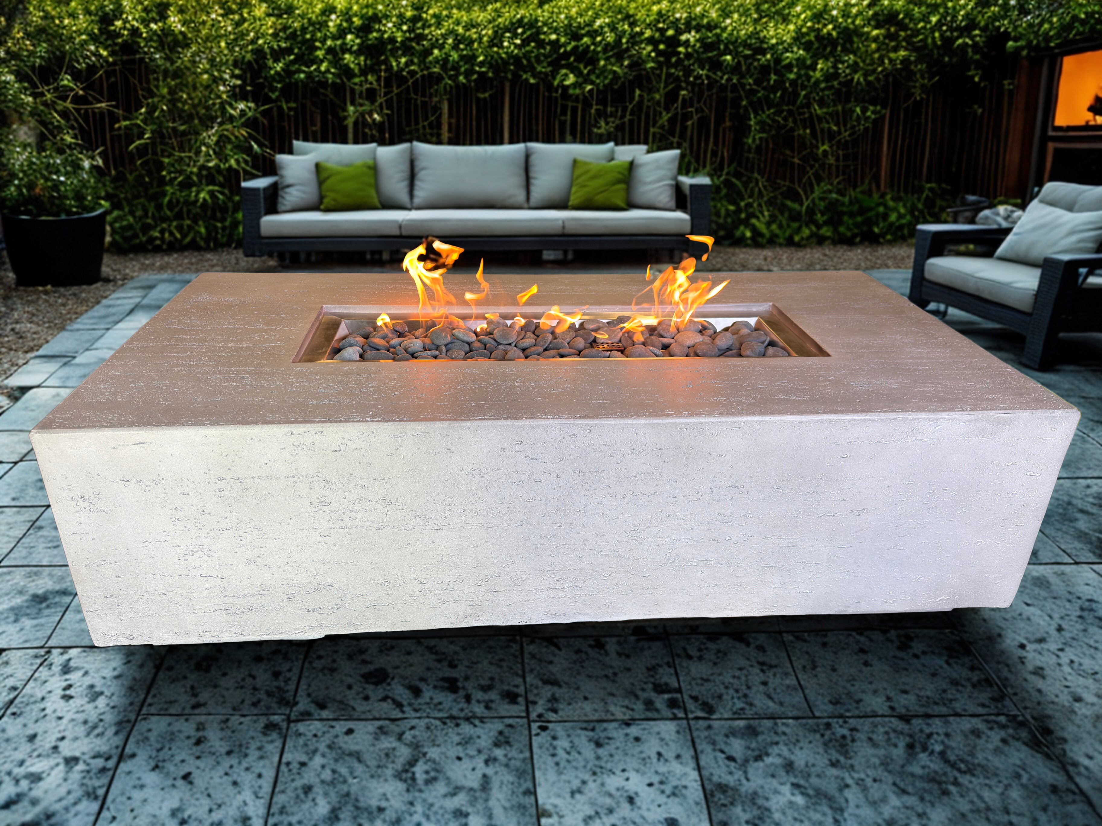 Slate-Black Fire Stones