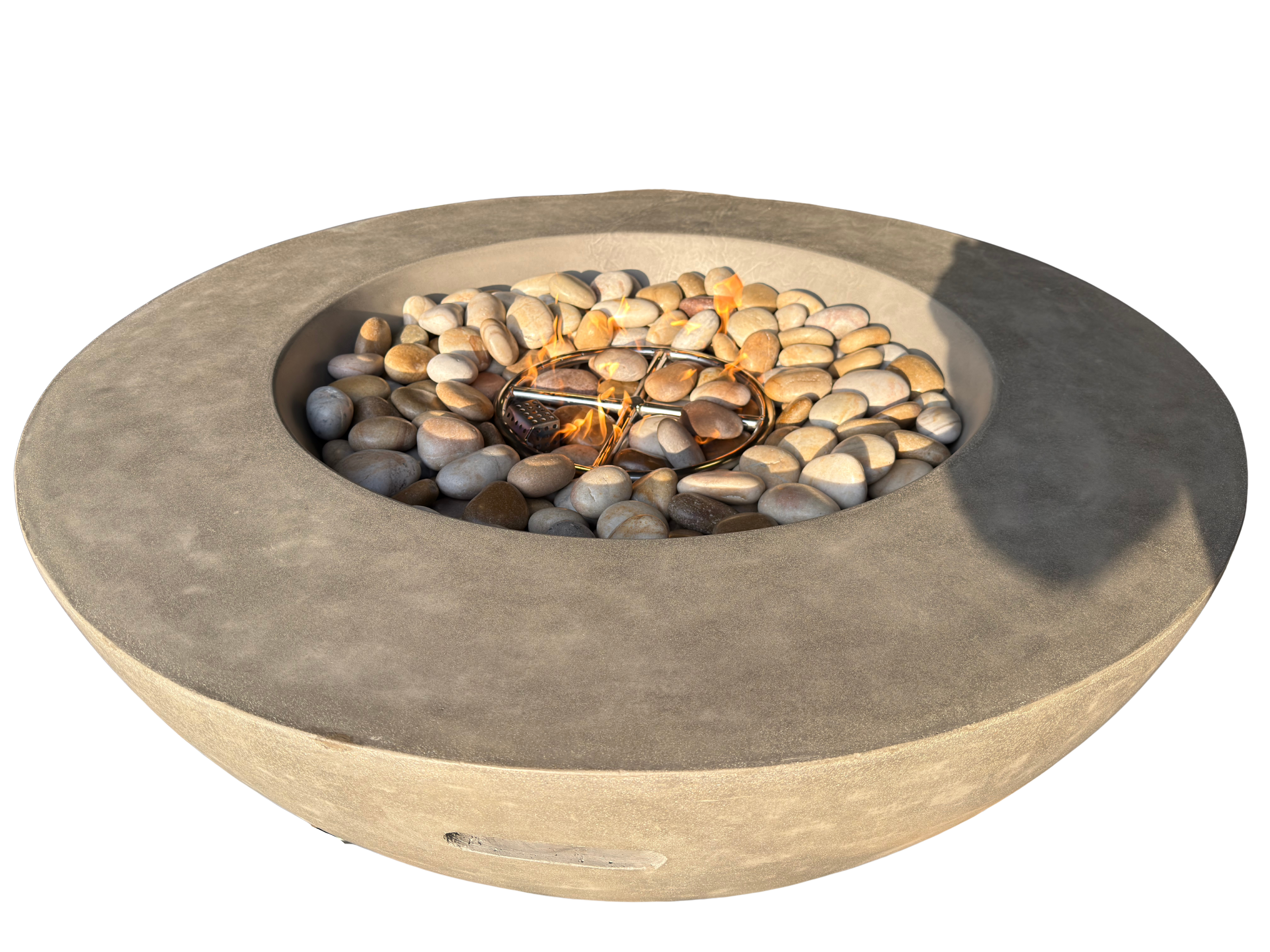 Highly Polished Ivory-Tan Fire Stone | Stone Decorative