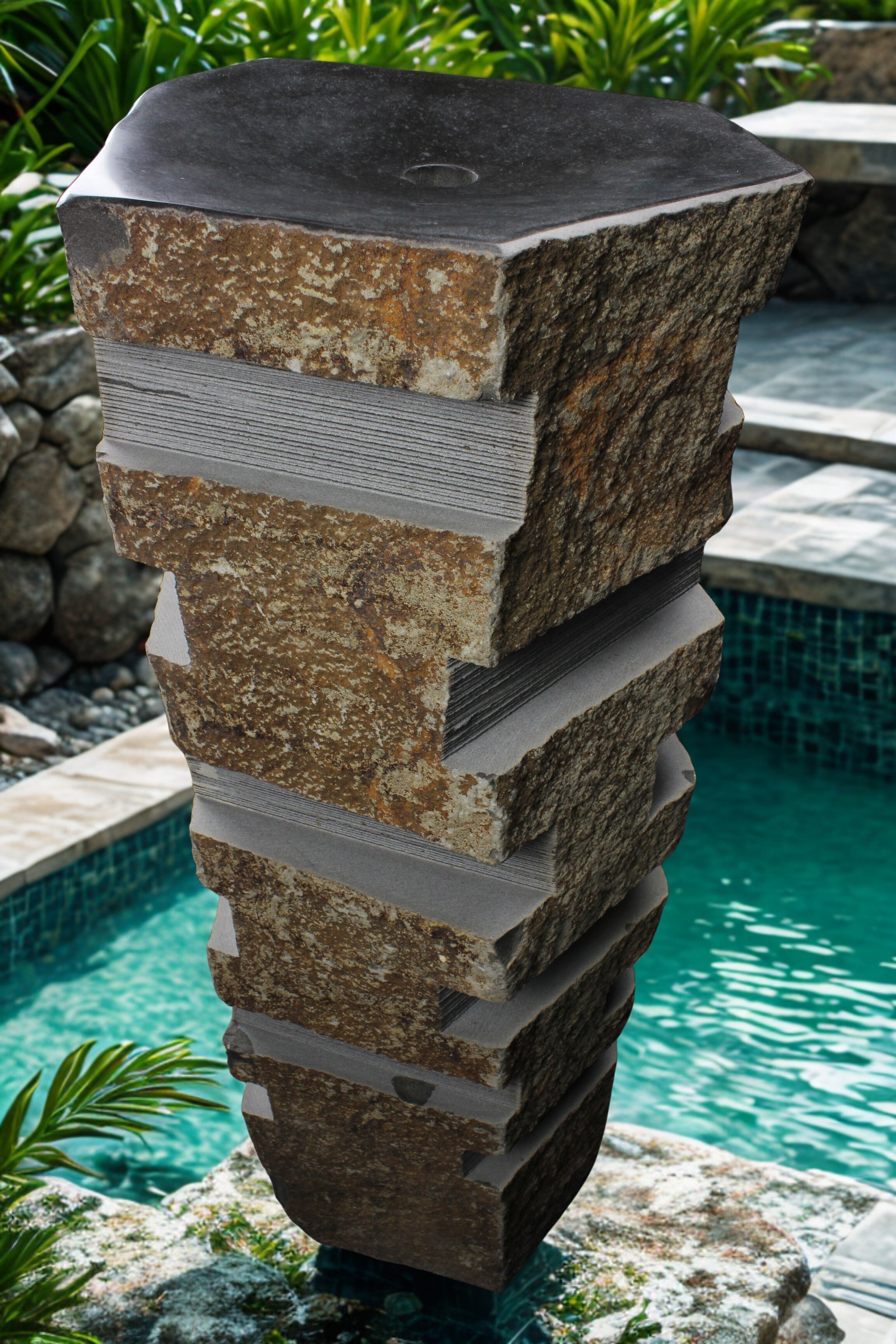 Zen Fountain | Stone Decorative