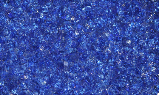 Crushed Glass Blue Diamond | Stone Decorative