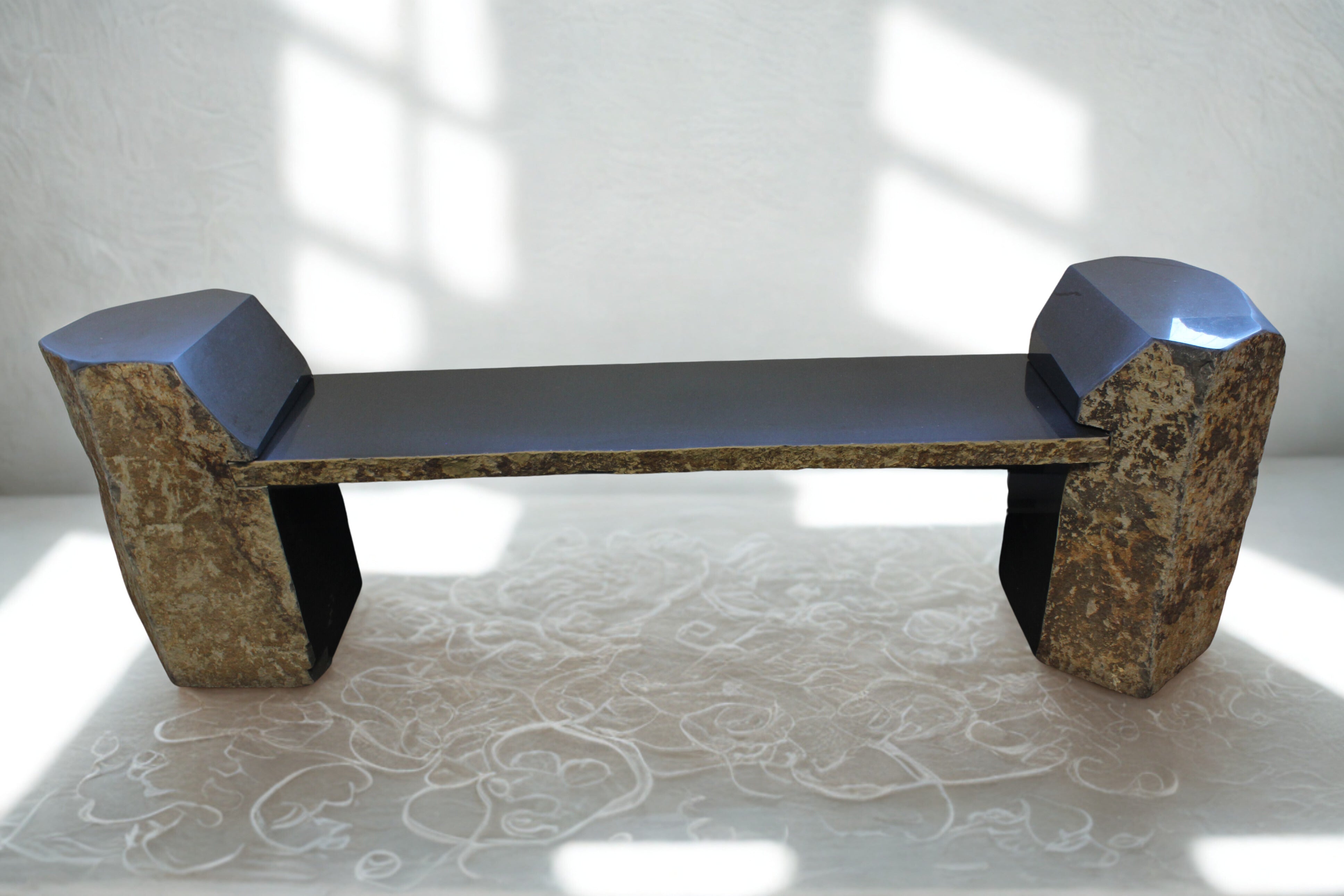 Basalt Bench | Stone Decorative