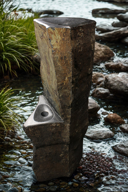 Twin Fountain | Stone Decorative