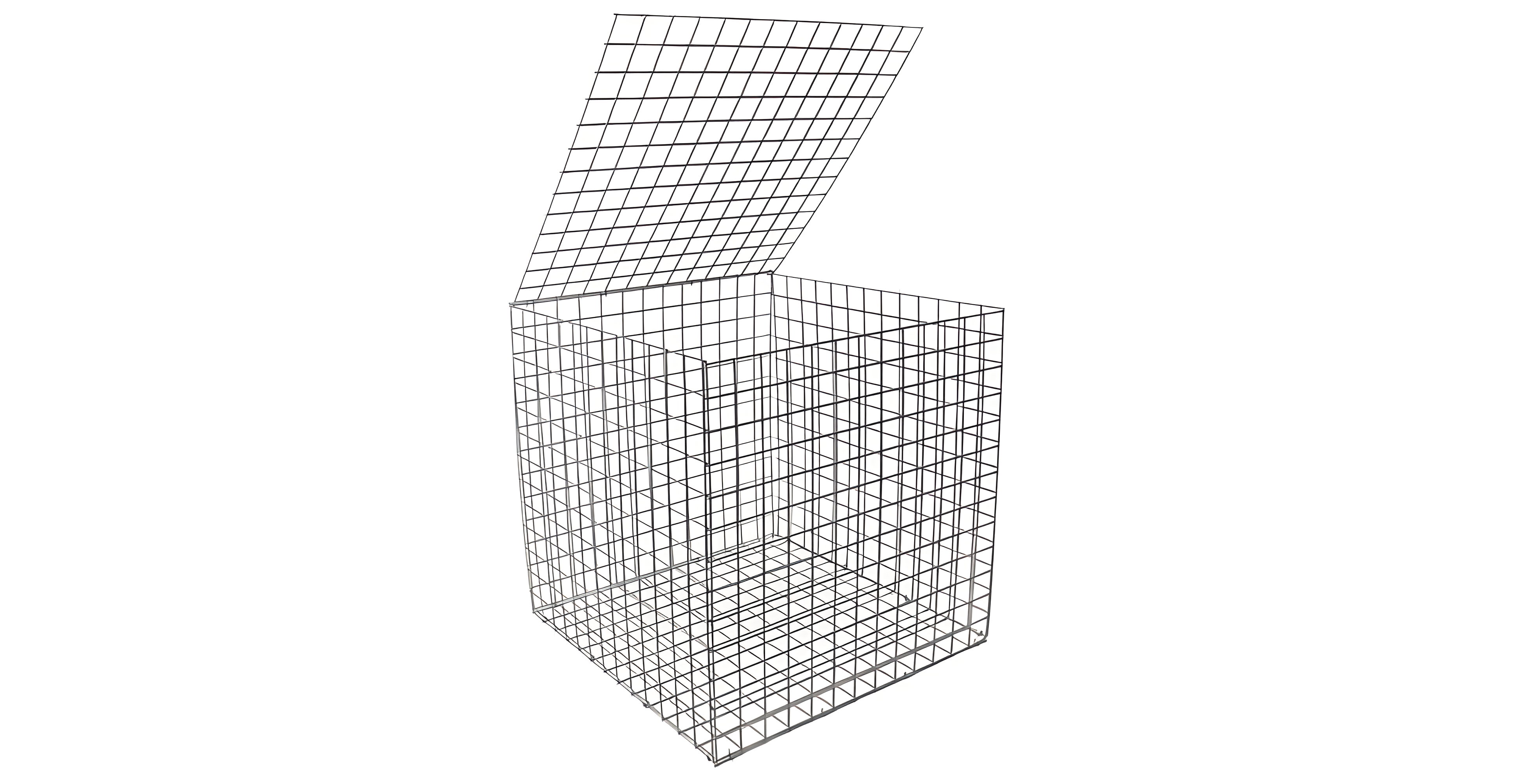 Galfan Landscaping Gabion (large cube) | Stone Decorative