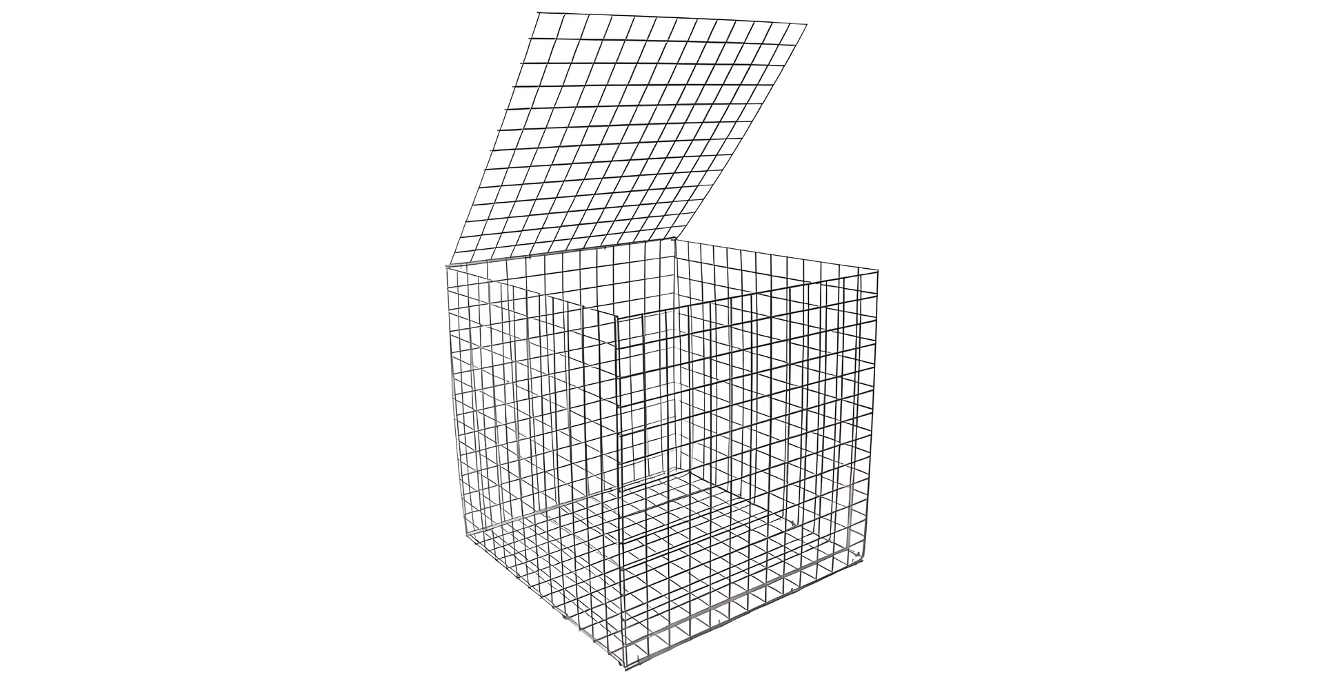 Galfan Landscaping Gabion (large cube) | Stone Decorative