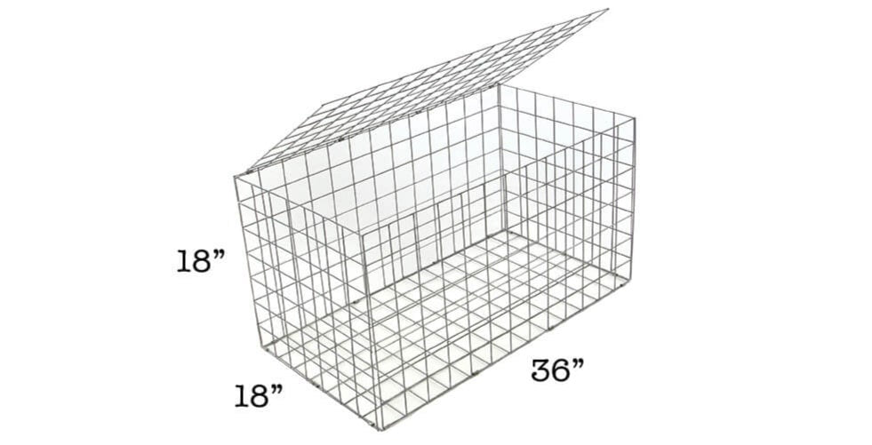 Galfan Fence Gabion (medium) | Stone Decorative