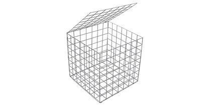 Galfan Landscaping Gabion (small cube) | Stone Decorative