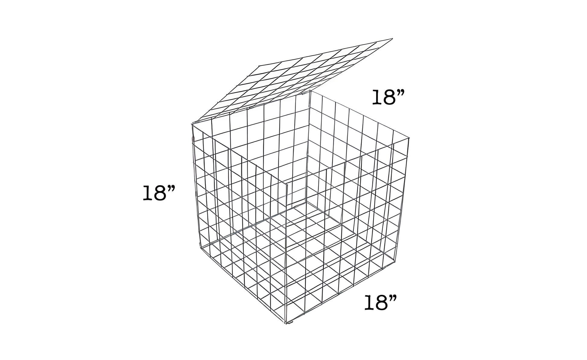Galfan Landscaping Gabion (small cube) | Stone Decorative