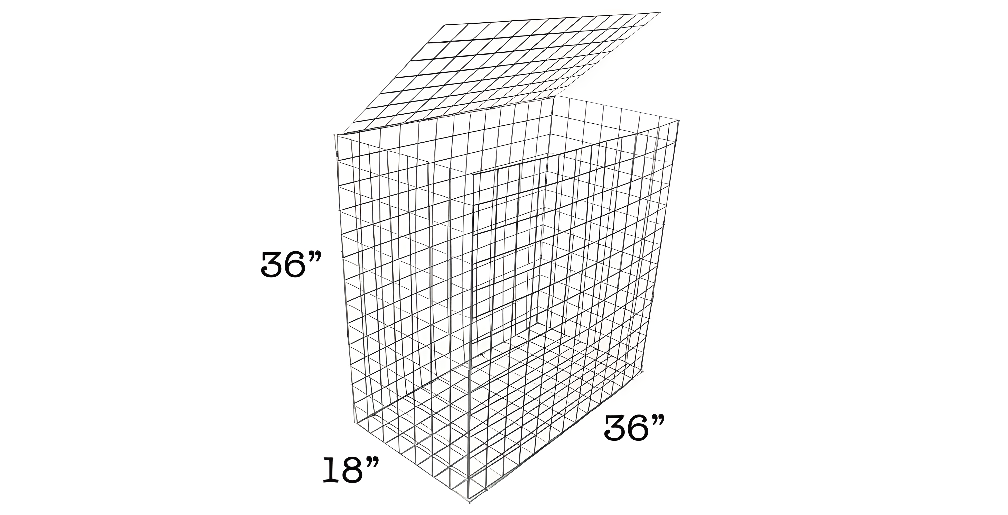 Galfan Landscaping Gabion (large) | Stone Decorative