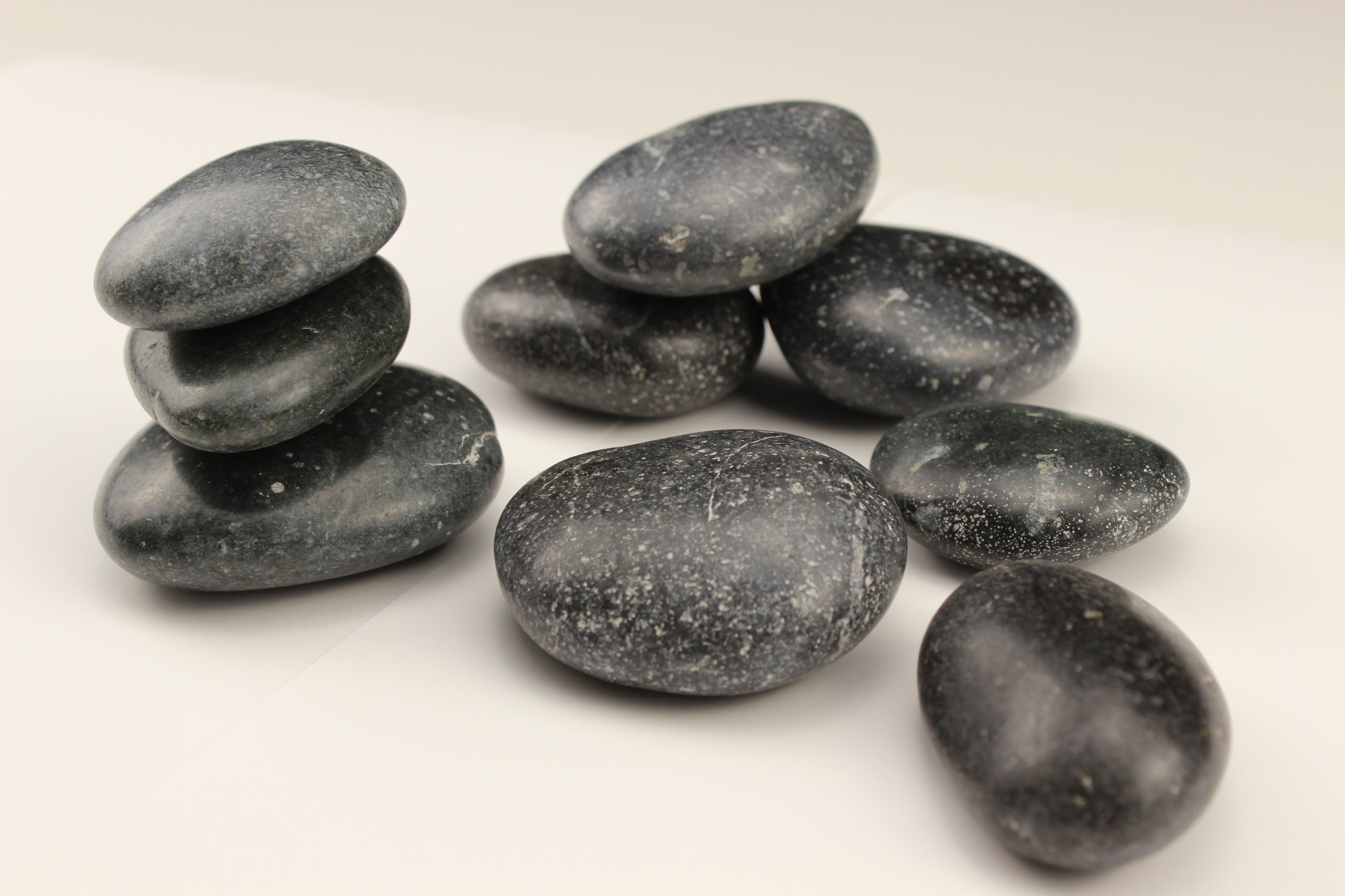 Highly Polished Slate-Black Fire Stone