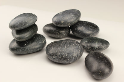 Highly Polished Slate-Black Fire Stone