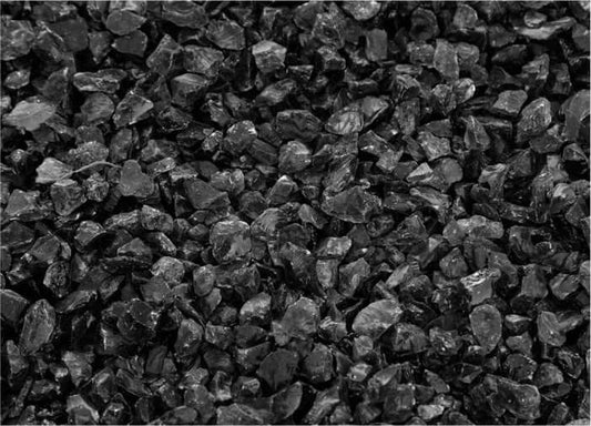 Crushed Glass Black | Stone Decorative