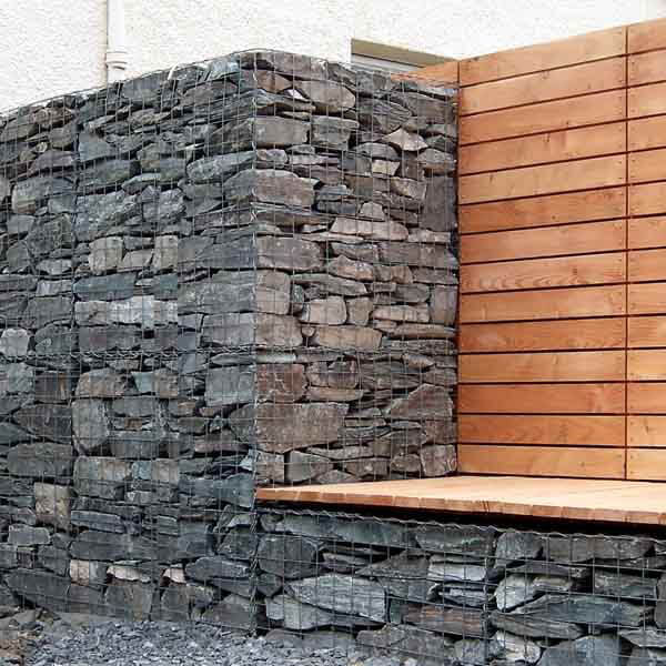 Galfan Industrial Gabion (large cube) | Stone Decorative