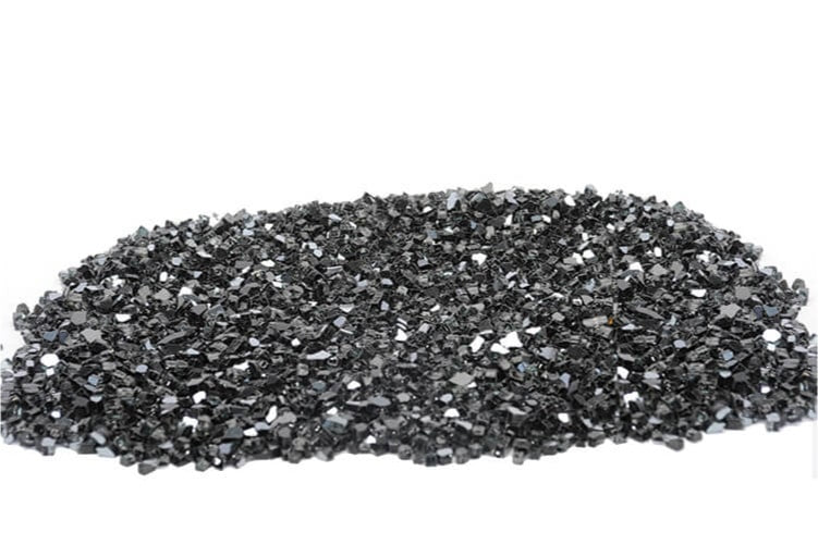 Reflective Crushed Glass Black | Stone Decorative