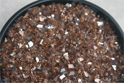 Reflective Crushed Glass Copper | Stone Decorative