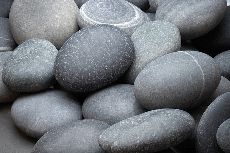 Slate-Black Fire Stones | Stone Decorative