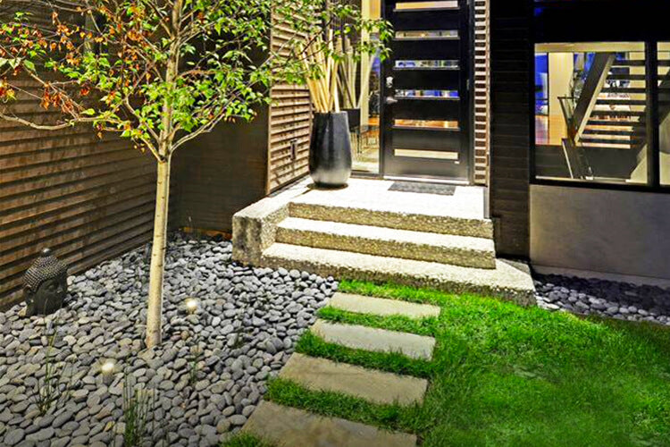 Garden Semi-Polished Gray | Stone Decorative