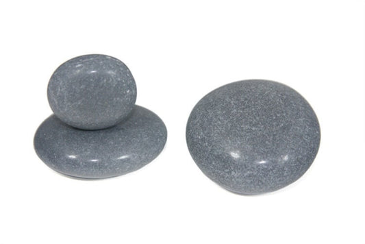 Write-On Stones (Glossy) Gray | Stone Decorative