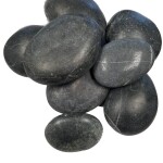 Highly Polished Slate-Black Fire Stone