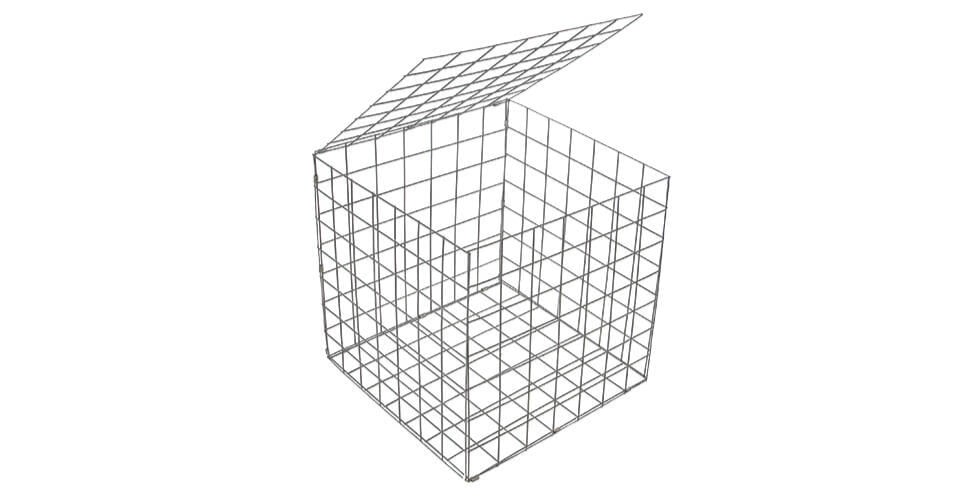 Galfan Fence Gabion (small cube)
