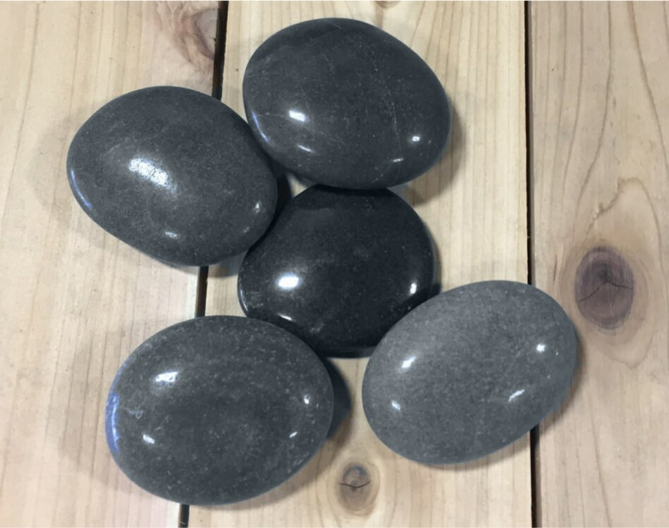 Highly Polished Slate-Black Engraving Stones