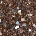 Reflective Crushed Glass Copper