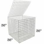 Galfan Industrial Gabion (large cube)